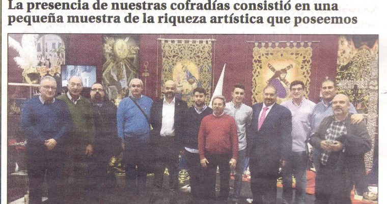 Representación del Paso Blanco en la Feria “Capricho Cofrade” de Granada