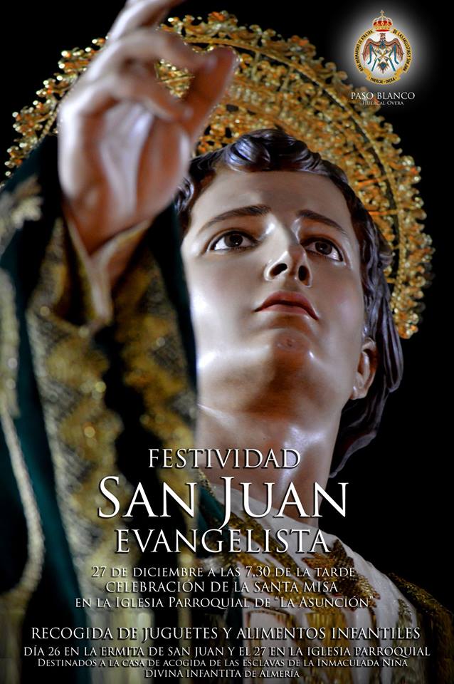 FESTIVIDAD DE SAN JUAN EVANGELISTA – 27 de diciembre de 2018